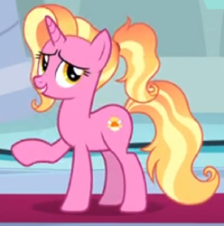 Size: 762x768 | Tagged: safe, edit, edited screencap, screencap, character:luster dawn, species:pony, species:unicorn, episode:the last problem, g4, my little pony: friendship is magic, carpet, cropped, female, mare, raised hoof, solo