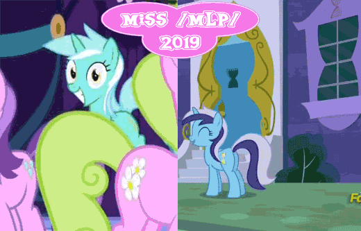 Size: 520x333 | Tagged: safe, edit, edited screencap, screencap, character:amethyst star, character:daisy, character:dizzy twister, character:lyra heartstrings, character:minuette, character:orange swirl, character:sparkler, species:pony, species:unicorn, /mlp/, episode:amending fences, episode:friendship is magic, g4, my little pony: friendship is magic, 4chan, animated, background pony, best pony, bracket, canterlot, cute, female, happy, horses doing horse things, i found pills, irrational exuberance, jumping, lyra doing lyra things, lyrabetes, mare, meme, minubetes, miss /mlp/ 2019, open mouth, poll, prancing, pronking, smiling, talking, text