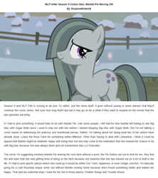 Size: 854x960 | Tagged: safe, edit, screencap, character:marble pie, species:pony, equestria daily, episode:hearthbreakers, g4, my little pony: friendship is magic, spoiler:comic, author:shadowwriter45, episode idea, fanfic idea, season 10, soapbox
