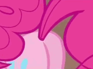 Size: 307x226 | Tagged: safe, edit, screencap, character:pinkie pie, species:earth pony, species:pony, episode:the last roundup, g4, my little pony: friendship is magic, animated, balloonbutt, butt, butt only, cropped, female, gif, mare, out of context, plot, solo, walking