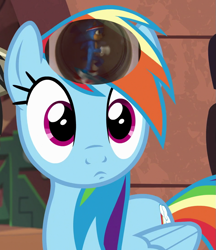 Size: 941x1089 | Tagged: safe, edit, edited screencap, screencap, character:rainbow dash, character:sonic the hedgehog, species:pony, episode:stranger than fanfiction, confused, cropped, running, sonic movie 2020, sonic the hedgehog (series), x-ray