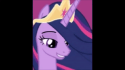 Size: 1280x720 | Tagged: safe, edit, edited screencap, screencap, character:twilight sparkle, character:twilight sparkle (alicorn), species:alicorn, species:pony, episode:the last problem, g4, my little pony: friendship is magic, animated, artificial intelligence, boomer, crown, ethereal mane, jewelry, older, older twilight, princess twilight 2.0, regalia, sound, the pony machine learning project, webm