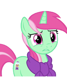 Size: 374x432 | Tagged: safe, edit, edited screencap, screencap, character:minty bubblegum, species:pony, species:unicorn, episode:best gift ever, g4, my little pony: friendship is magic, simple background, solo, transparent background