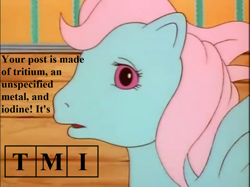 Size: 1203x900 | Tagged: safe, edit, edited screencap, screencap, character:wind whistler, episode:the magic coins, g1, my little pony 'n friends, chemistry joke, paradise estate, reaction image, too much information