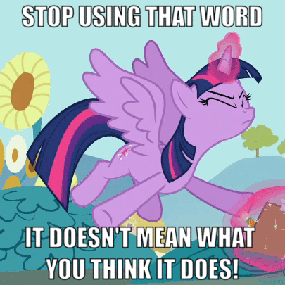 Size: 405x405 | Tagged: safe, edit, edited screencap, screencap, character:twilight sparkle, character:twilight sparkle (alicorn), species:alicorn, species:pony, episode:testing testing 1-2-3, g4, my little pony: friendship is magic, animated, caption, clipboard, cropped, eyes closed, female, floating, gif, image macro, solo, text