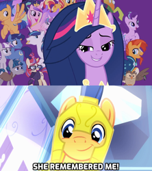 Size: 1280x1440 | Tagged: safe, edit, edited screencap, screencap, character:flash sentry, character:night light, character:owlowiscious, character:princess cadance, character:princess celestia, character:princess flurry heart, character:princess luna, character:shining armor, character:starlight glimmer, character:sunburst, character:sunset shimmer, character:thorax, character:twilight sparkle, character:twilight sparkle (alicorn), character:twilight velvet, species:alicorn, species:changeling, species:pegasus, species:pony, species:reformed changeling, species:unicorn, episode:the last problem, equestria girls:equestria girls, g4, my little pony: equestria girls, my little pony: friendship is magic, my little pony:equestria girls, cute, diasentres, female, glasses, male, mare, older, older twilight, princess twilight 2.0, smiling, subverted meme, the magic of friendship grows, they forgot about me, wall of tags, wings