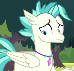 Size: 914x869 | Tagged: safe, edit, edited screencap, screencap, character:terramar, species:classical hippogriff, species:hippogriff, species:seapony (g4), episode:surf and/or turf, g4, my little pony: friendship is magic, beakless, cropped, male, solo, wat