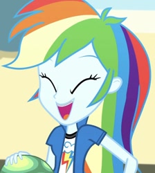 Size: 742x828 | Tagged: safe, edit, edited screencap, screencap, character:rainbow dash, episode:pet project, eqg summertime shorts, g4, my little pony: equestria girls, my little pony:equestria girls, adorkable, braces, cropped, cute, dashabetes, dork, female, solo