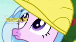 Size: 720x405 | Tagged: safe, edit, edited screencap, screencap, character:silverstream, episode:non-compete clause, g4, my little pony: friendship is magic, hard hat, hat, nope