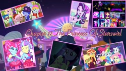 Size: 3840x2160 | Tagged: safe, edit, edited screencap, screencap, character:adagio dazzle, character:applejack, character:aria blaze, character:fluttershy, character:kiwi lollipop, character:nolan north, character:pinkie pie, character:rainbow dash, character:rarity, character:sonata dusk, character:starlight glimmer, character:sunset shimmer, character:supernova zap, character:twilight sparkle, character:twilight sparkle (scitwi), character:vignette valencia, species:alicorn, species:eqg human, species:pony, episode:festival filters, episode:how to backstage, episode:inclement leather, episode:lost and pound, eqg summertime shorts, equestria girls:mirror magic, equestria girls:rainbow rocks, equestria girls:sunset's backstage pass, g4, my little pony: equestria girls, my little pony:equestria girls, spoiler:choose your own ending (season 2), spoiler:eqg series (season 2), spoiler:eqg specials, clothing, dirk thistleweed, fanfic, fanfic art, fanfic cover, guitar, inclement leather: vignette valencia, kiwi lollipop, lost and pound: spike, musical instrument, nolan north, pajamas, phone, postcrush, princess thunder guts, puppy, supernova zap, the dazzlings, vignette valencia