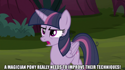 Size: 1280x720 | Tagged: safe, edit, edited screencap, screencap, character:mean twilight sparkle, species:alicorn, species:pony, episode:the mean 6, g4, my little pony: friendship is magic, caption, clone, female, image macro, meme, text