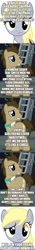 Size: 500x3559 | Tagged: safe, edit, edited screencap, screencap, character:derpy hooves, character:doctor whooves, character:time turner, episode:hearts and hooves day, g4, my little pony: friendship is magic, comic, doctor who, holiday, screencap comic, the doctor, valentine's day
