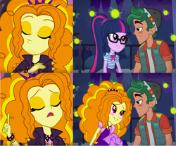 Size: 868x720 | Tagged: safe, edit, edited screencap, screencap, character:adagio dazzle, character:timber spruce, character:twilight sparkle, character:twilight sparkle (scitwi), species:eqg human, ship:timbertwi, episode:star crossed, equestria girls:sunset's backstage pass, g4, my little pony: equestria girls, my little pony:equestria girls, spoiler:eqg series (season 2), female, hotline bling, male, meme, shipping, straight, timberdazzle