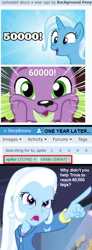 Size: 362x982 | Tagged: safe, edit, edited screencap, screencap, character:spike, character:spike (dog), character:trixie, species:dog, derpibooru, episode:guitar centered, episode:reboxing with spike!, equestria girls:rainbow rocks, g4, my little pony: equestria girls, my little pony:equestria girls, spoiler:eqg series (season 2), comparison, female, juxtaposition, male, meta, spike the dog, tags, text