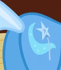 Size: 208x240 | Tagged: safe, edit, edited screencap, screencap, character:trixie, species:pony, species:unicorn, episode:magic duel, g4, my little pony: friendship is magic, butt, cropped, cutie mark, female, mare, solo