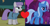 Size: 571x300 | Tagged: safe, edit, edited screencap, screencap, character:maud pie, character:trixie, ship:mauxie, episode:boast busters, episode:maud pie, g4, my little pony: friendship is magic, female, heart, lesbian, shipping, shipping domino