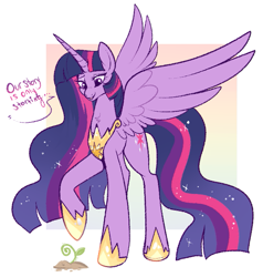 Size: 701x736 | Tagged: safe, artist:lulubell, character:twilight sparkle, character:twilight sparkle (alicorn), species:alicorn, species:pony, episode:the last problem, g4, my little pony: friendship is magic, female, mare, older, older twilight, princess twilight 2.0, solo