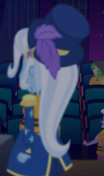 Size: 367x619 | Tagged: safe, edit, edited screencap, screencap, character:sandalwood, character:trixie, equestria girls:spring breakdown, g4, my little pony: equestria girls, my little pony:equestria girls, spoiler:eqg series (season 2), cropped, lifejacket, magician outfit, solo focus