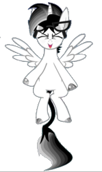 Size: 306x512 | Tagged: safe, edit, edited screencap, screencap, oc, oc only, oc:thunder blight, species:alicorn, species:pony, photo, simple background, solo, transparent background