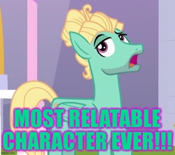 Size: 711x630 | Tagged: safe, edit, edited screencap, screencap, character:zephyr breeze, species:pegasus, species:pony, episode:sparkle's seven, g4, my little pony: friendship is magic, best pony, caption, cropped, excessive exclamation marks, image macro, male, op has a point, raised hoof, relatable, solo, text, wings