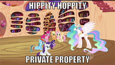 Size: 400x225 | Tagged: safe, edit, edited screencap, screencap, character:applejack, character:fluttershy, character:pinkie pie, character:princess celestia, character:rainbow dash, character:rarity, character:twilight sparkle, character:twilight sparkle (unicorn), species:alicorn, species:earth pony, species:pegasus, species:pony, species:unicorn, episode:lesson zero, g4, my little pony: friendship is magic, animated, caption, golden oaks library, happy, horses doing horse things, image macro, jumping, majestic as fuck, mane six, meme, text