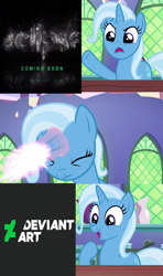 Size: 640x1080 | Tagged: safe, edit, edited screencap, screencap, character:trixie, species:pony, episode:all bottled up, g4, my little pony: friendship is magic, deviantart, deviantart eclipse, eclipse, magic, meme, trixie fixing meme