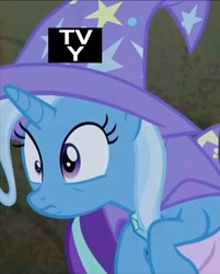 Size: 414x515 | Tagged: safe, edit, edited screencap, screencap, character:trixie, episode:to where and back again, g4, my little pony: friendship is magic, cropped