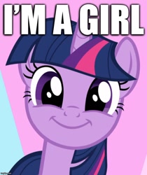 Size: 778x927 | Tagged: safe, edit, edited screencap, screencap, character:twilight sparkle, character:twilight sparkle (alicorn), species:alicorn, species:pony, episode:amending fences, g4, my little pony: friendship is magic, captain obvious, caption, cropped, cute, female, image macro, smiling, solo, text, truth, twiabetes