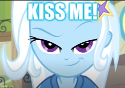 Size: 613x435 | Tagged: safe, edit, edited screencap, screencap, character:trixie, equestria girls:forgotten friendship, g4, my little pony: equestria girls, my little pony:equestria girls, caption, female, image macro, solo, text