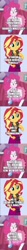 Size: 500x4588 | Tagged: safe, edit, edited screencap, screencap, character:pinkie pie, character:sunset shimmer, my little pony:equestria girls, argentina, comic, ecw, human sunset, lucha libre, screencap comic, spanish, sports, titanes en el ring, tna, translated in the description, wrestling, wwe