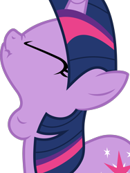 Size: 2100x2800 | Tagged: safe, edit, edited screencap, screencap, character:twilight sparkle, character:twilight sparkle (unicorn), species:pony, species:unicorn, episode:ponyville confidential, g4, my little pony: friendship is magic, female, scrunchy face, simple background, solo, swallowing, throat bulge, transparent background, vector