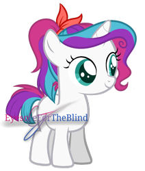 Size: 1280x1506 | Tagged: safe, artist:eyesorefortheblind, oc, oc only, oc:clarissa clairty, species:alicorn, species:pony, g4, alicorn oc, female, filly, solo, young