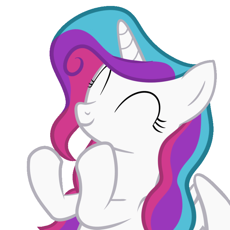 Size: 770x770 | Tagged: safe, artist:eyesorefortheblind, oc, oc only, oc:clarissa clairty, species:alicorn, species:pony, g4, alicorn oc, animated, clapping, clapping ponies, gif, solo