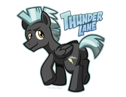 Size: 1276x992 | Tagged: safe, artist:bcpony, character:thunderlane, species:pegasus, species:pony, backwards cutie mark, looking at you, male, simple background, solo, stallion, transparent background, underhoof