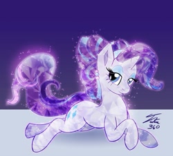 Size: 900x815 | Tagged: safe, artist:tsitra360, character:rarity, species:pony, crystallized, female, looking at you, mare, solo