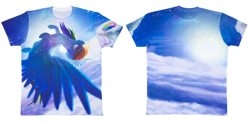 Size: 2000x1000 | Tagged: safe, artist:tsitra360, official, character:rainbow dash, clothing, shirt, welovefine