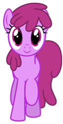 Size: 2231x4388 | Tagged: safe, artist:estories, character:berry punch, character:berryshine, berrybetes, cute, female, looking at you, simple background, solo, transparent background, vector