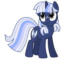 Size: 6721x6373 | Tagged: safe, artist:estories, oc, oc only, oc:silverlay, species:pony, species:unicorn, absurd resolution, alternate hairstyle, cute, female, mare, ocbetes, silvabetes, simple background, solo, transparent background, vector