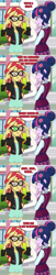 Size: 820x4000 | Tagged: safe, artist:estories, artist:ta-na, edit, character:sunset shimmer, character:twilight sparkle, character:twilight sparkle (scitwi), species:eqg human, my little pony:equestria girls, glasses