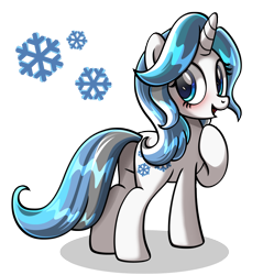 Size: 4140x4325 | Tagged: safe, artist:estories, oc, oc only, oc:frozen droplet, species:pony, species:unicorn, absurd resolution, blushing, female, mare, plot, simple background, solo, transparent background