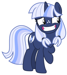 Size: 6716x7460 | Tagged: safe, artist:estories, oc, oc only, oc:silverlay, species:pony, species:unicorn, absurd resolution, female, mare, simple background, solo, transparent background, umbra pony, vector