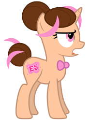 Size: 4607x6313 | Tagged: safe, artist:estories, oc, oc:pink rose, oc:think pink, species:pony, species:unicorn, absurd resolution, female, mare, rule 63, simple background, solo, transparent background, vector