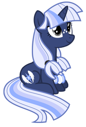 Size: 4615x6788 | Tagged: safe, artist:estories, oc, oc only, oc:silverlay, species:pony, species:unicorn, absurd resolution, adorable face, cute, cutie mark, diabetes, female, freckles, hooves, horn, mare, ocbetes, silvabetes, simple background, sitting, smiling, solo, transparent background, vector