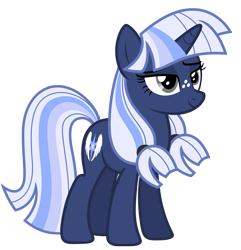 Size: 5791x6015 | Tagged: safe, artist:estories, oc, oc only, oc:silverlay, species:pony, species:unicorn, absurd resolution, bedroom eyes, female, freckles, mare, smiling, solo, vector