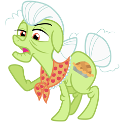 Size: 5518x5774 | Tagged: safe, artist:estories, character:granny smith, species:pony, absurd resolution, female, simple background, solo, transparent background, vector