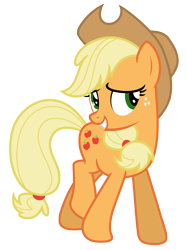 Size: 5423x7250 | Tagged: safe, artist:estories, character:applejack, species:pony, absurd resolution, female, simple background, solo, transparent background, vector