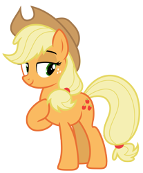 Size: 5569x6738 | Tagged: safe, artist:estories, character:applejack, species:pony, absurd resolution, female, simple background, solo, transparent background, vector