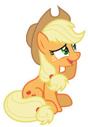 Size: 4541x6500 | Tagged: safe, artist:estories, character:applejack, species:pony, absurd resolution, cute, cute face, dawwww, female, jackabetes, simple background, solo, transparent background, vector