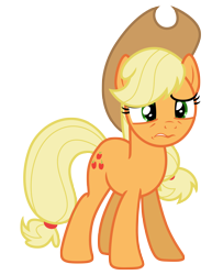 Size: 5415x7000 | Tagged: safe, artist:estories, character:applejack, species:pony, absurd resolution, female, raised hoof, simple background, solo, transparent background, vector