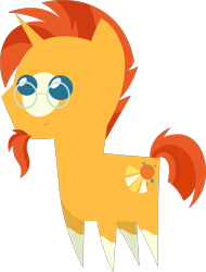 Size: 1491x1961 | Tagged: safe, artist:estories, editor:slayerbvc, character:sunburst, species:pony, species:unicorn, cropped, glasses, male, missing accessory, pointy ponies, simple background, smiling, socks (coat marking), solo, stallion, sunburst's glasses, transparent background, vector